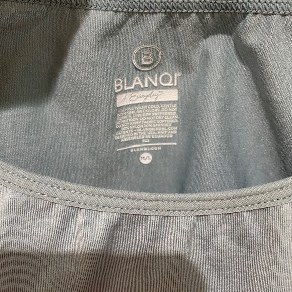 Blanqi Everyday Cap Sleeve maternity dress sky blue, size M/L - Picture 3 of 3